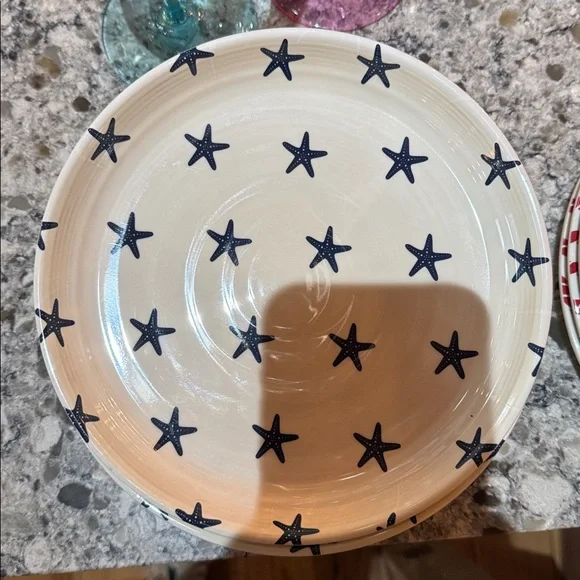Nautical ⭐️ , stripes and anchors ⚓️ melamine - Picture 2 of 6
